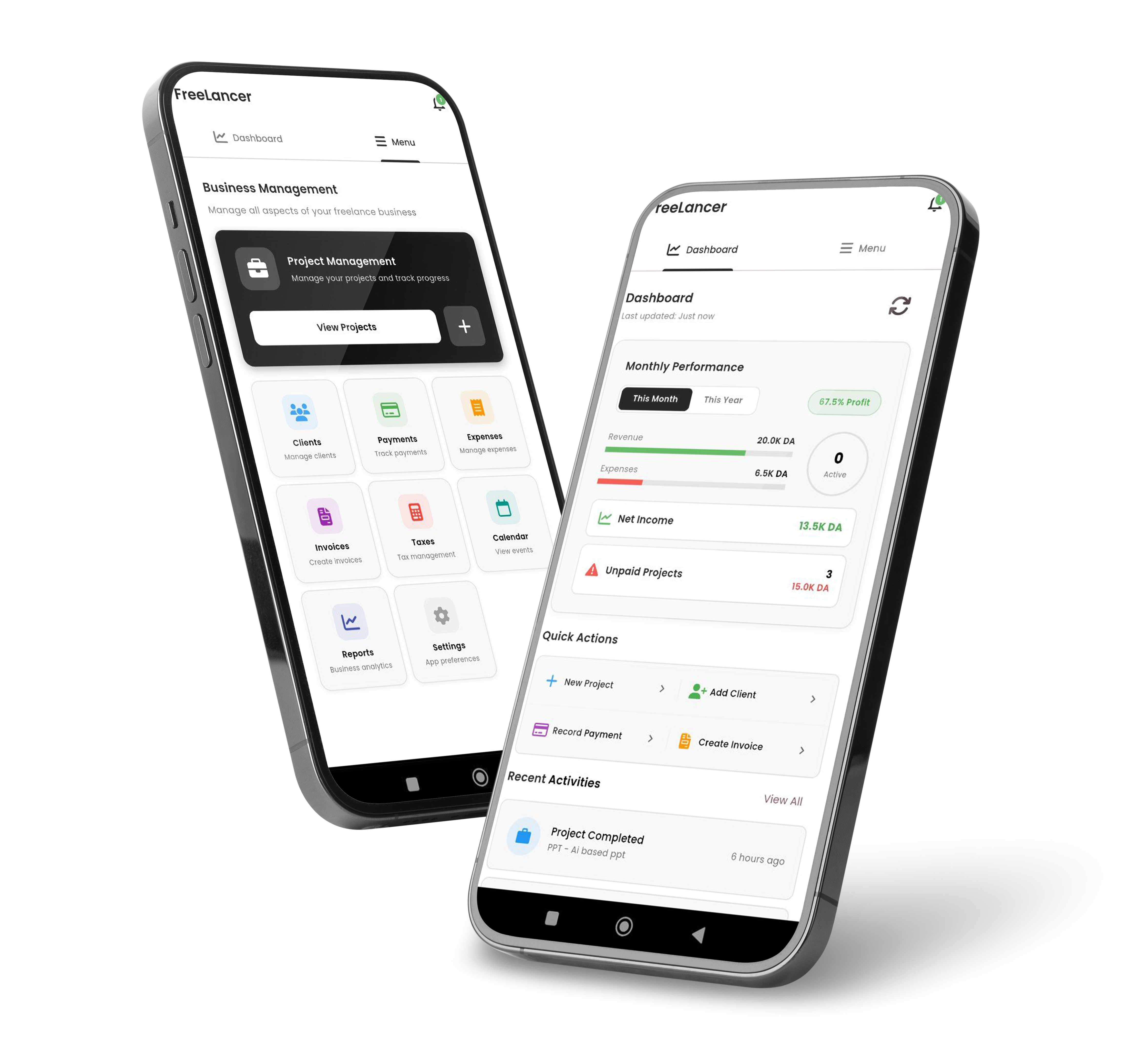 FreeLancer DZ App Preview